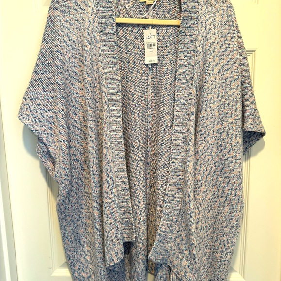 New with tags M\L sweater duster open knit Loft Cardigan
Heathered Marled Purple - Picture 1 of 8